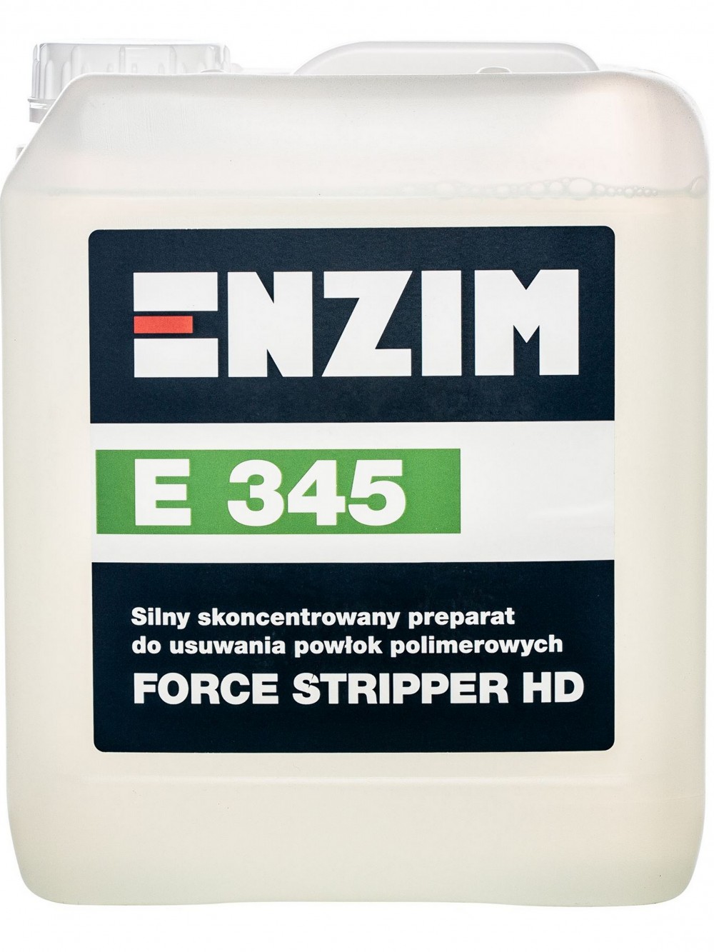 ENZIM E345  FORCE STRIPPER HD 5L Silny skoncentrowany preparat do usuwania powłok polimerowych
