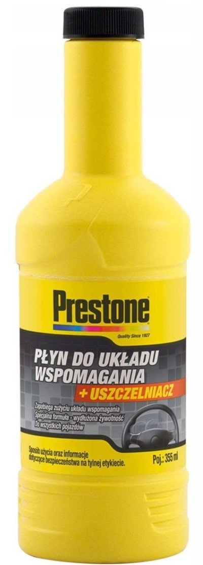 PRESTONE PŁYN / OLEJ DO WSPOMAG. KIEROWNICY + USZCZEL. PAS262/1 PRESTONE POWER STEERING FLUID / OIL + SEALANT, 355 ml PAS262/1