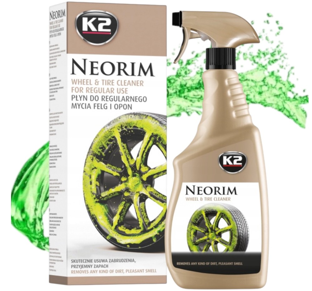 NEORIM K2 PŁYN DO REGULARNEGO MYCIA FELG I OPON G177 NEORIM K2 LIQUID FOR REGULAR WASHING OF WHEELS AND TIRES G177
