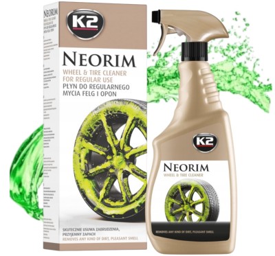 NEORIM K2 PŁYN DO REGULARNEGO MYCIA FELG I OPON G177 NEORIM K2 LIQUID FOR REGULAR WASHING OF WHEELS AND TIRES G177