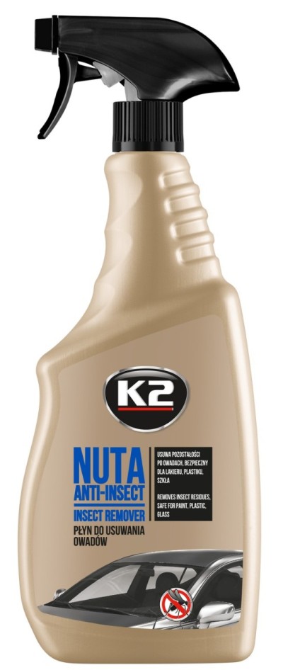 NUTA K2 ANTI-INSECT PREPARAT DO USÓWANIA OWADÓW Z SZYB I KAROSERII K117M NUTA K2 ANTI-INSECT PREPARATION FOR REMOVING INSECTS FROM WINDOWS AND CAR BODIES K117M