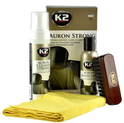 logo AURON STRONG K2 ZES. DO CZYSZCZENIA MOCNO ZABRUDZONYCH SKÓR G421