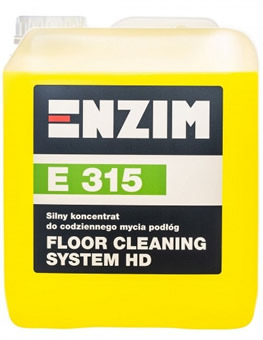 ENZIM E315 FLOOR CLEANING SYSTEM HD 5L Znakomity Bardzo Silny koncentrat do codziennego mycia podłóg 