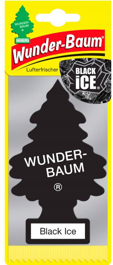 logo ZAPACH SAMOCHODOWY WUNDERBAUM CHOINKA CZARNA KLASYKA