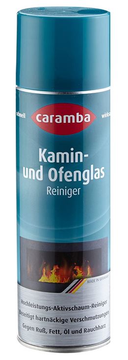 PIANKA DO CZYSZCZENIA SZYB W KOMINKOWYCH CARAMBA 696405 -500ML Schaum zum Reinigen des Glases von Kaminen und Öfen / made in Germany /