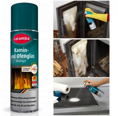 logo PIANKA DO CZYSZCZENIA SZYB W KOMINKOWYCH CARAMBA 696405 -500ML