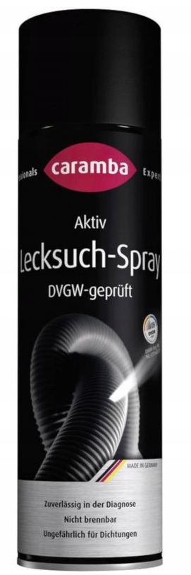 PREPARAT DO WYKRYWANIA NIESZCZELNOŚCI CARAMBA 60320510 - 400ML Aktives Lecksuch-Spray / Gasinstallation / Pneumatische Installation/ made in Germany