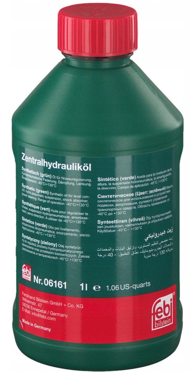 OLEJ / PŁYN DO WSPOMAGANIA KIEROWNICY FEBII 06161 ZIELONY PREMIUM OIL / POWER STEERING FLUID FEBII 06161 GREEN PREMIUM