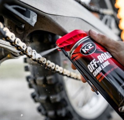 logo SMAR DO ŁAŃCUCHÓW K2 OFF-ROAD (W140) – 500ml  Napędu Enduro i Motocross