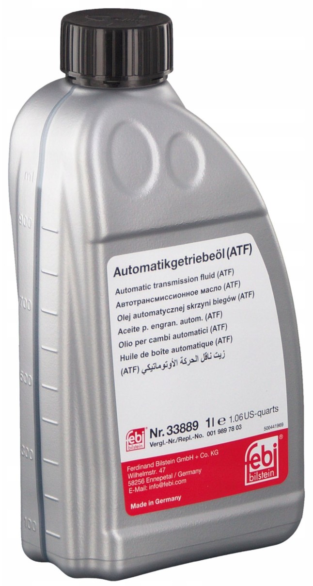 OLEJ DO AUTOMATYCZNEJ SKRZYNI BIEGÓW FEBI 33889 Blue AUTOMATIC TRANSMISSION OIL FEBI 33889