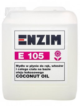 ENZIM E105 COCONUT OIL 5 L Mydło do rąk i całego ciała 
