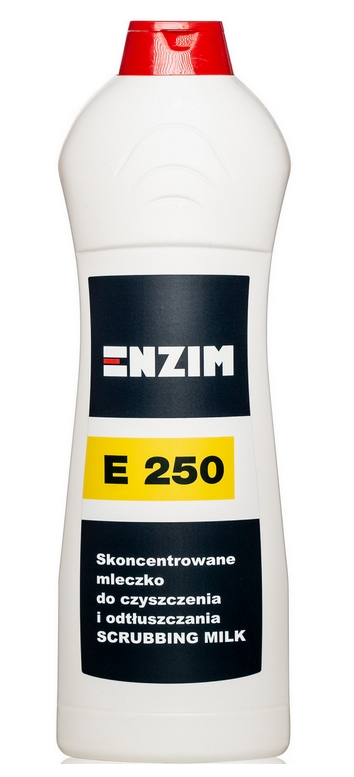 ENZIM E250 SCRUBBING MILK 0,7L Znakomitcie skoncentrowane, wydajne mleczko do czyszczenia i odtłuszczania wszelkich powierzchni