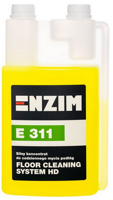 ENZIM E311 FLOOR CLEANING SYSTEM HD 1L Znakomity Bardzo Silny koncentrat do codziennego mycia podłóg 