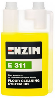 ENZIM E311 FLOOR CLEANING SYSTEM HD 1L Znakomity Bardzo Silny koncentrat do codziennego mycia podłóg 