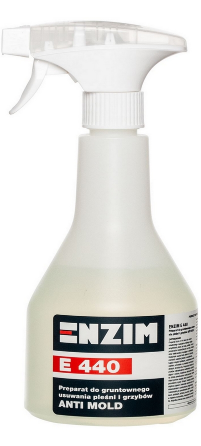 ENZIM E440 ANTI MOLD 500ML Preparat do gruntownego usuwania pleśni i grzybów 