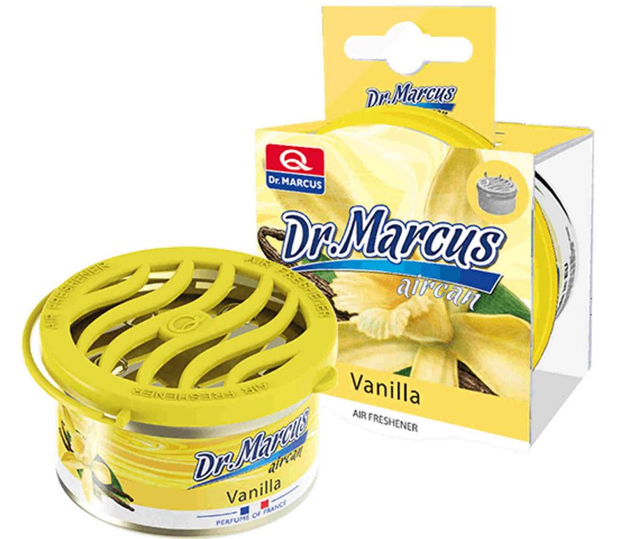 ZAPACH / ODŚWIEŻACZ POWIETRZA AIRCAN WANILIA PUSZKA Dr. MARCUS - Aircan Vanilia Perfume of France 