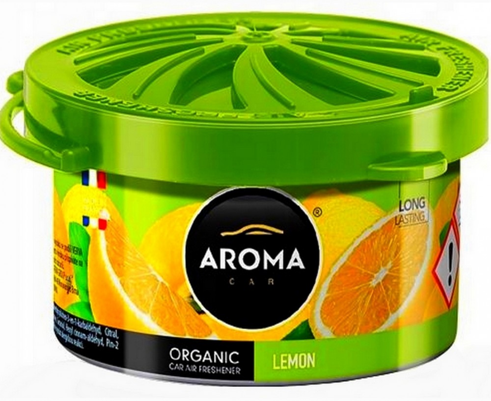 ODŚWIEŻACZ POWIETRZA AROMA ORGANIC LEMON Car Air Freshener - made in France