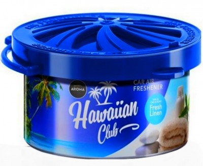 ODŚWIEŻACZ POWIETRZA AROMA HAWAIIAN CLUB FRESH LINEN Car Air Freshener - made in France