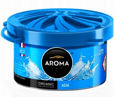 ODŚWIEŻACZ POWIETRZA AROMA ORGANIC AQUA Car Air Freshener - made in France