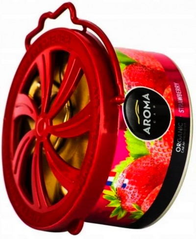 logo ODŚWIEŻACZ POWIETRZA AROMA ORGANIC STRAWBERRY