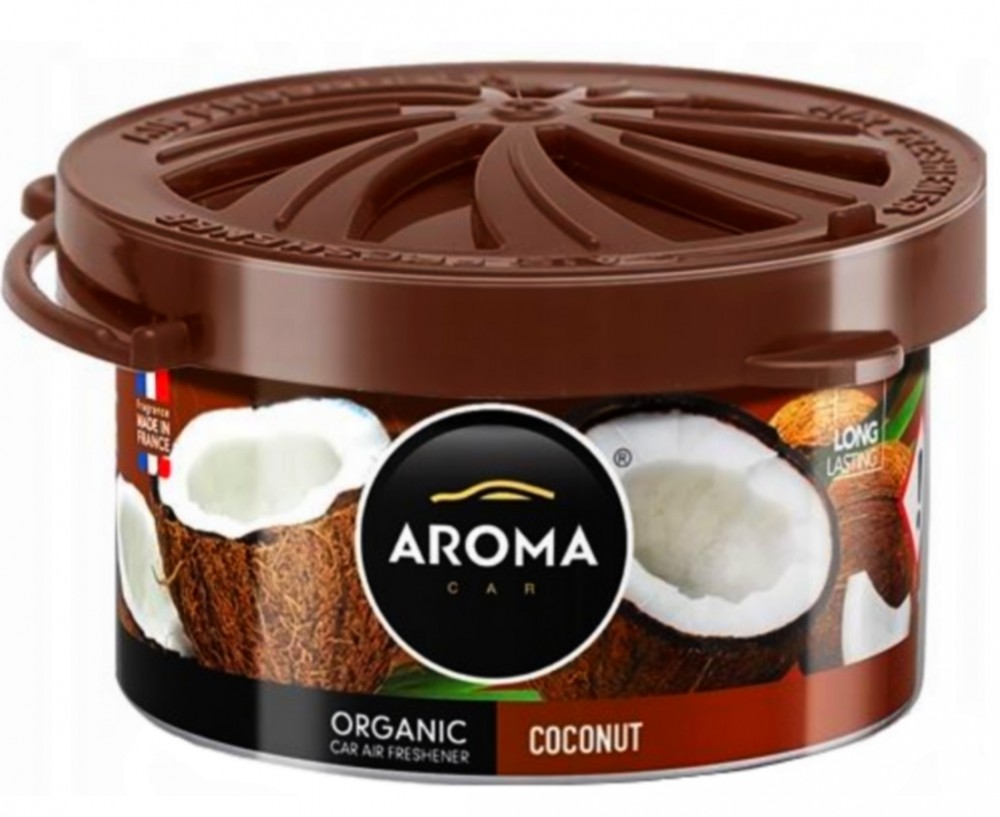 ODŚWIEŻACZ POWIETRZA AROMA ORGANIC COCONUT Car Air Freshener - made in France