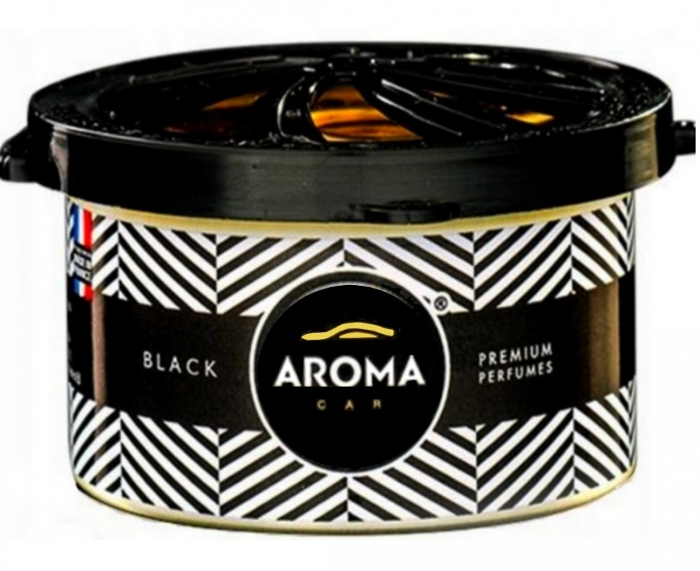 ODŚWIEŻACZ POWIETRZA AROMA PRESTIGE ORGANIC BLACK Car Air Freshener - made in France