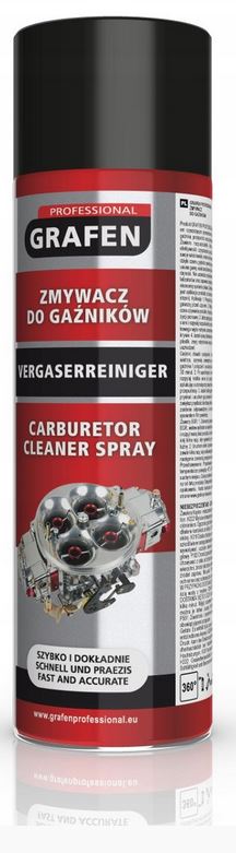 GRAFEN ZMYWACZ DO GAŹNIKÓW SPRAY 500ML Brake Cleaner Zmywacz w Areozolu / Spray