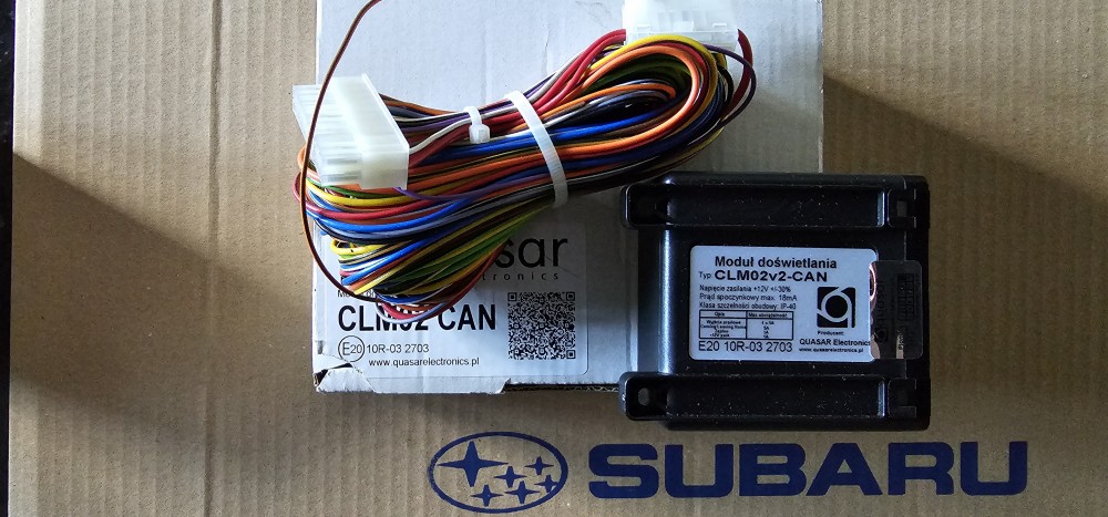 MODUŁ / STEROWNIK DOŚWIETLANIA ZAKRĘTÓW i ŚWIATEŁ DZIENNYCH Subar Cornering Light Module / Controller