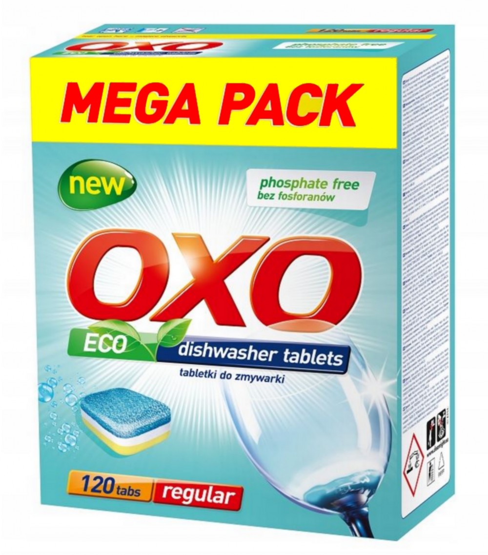 TABLETKI DO ZMYWARKI "OXO" 120szt Geschirrspültabletten von höchster Qualität