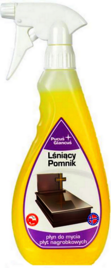 NORENCO LŚNIĄCY POMNIK PŁYN DO MYCIA NAGROBKÓW, PARAPETÓW Skuteczny w Działaniu Specjalistyczny Preparat do Pielęgnacji, Mycia Pyt Nagrobkowych z Granitu, Marmuru, Kamienia oraz Lastrika 