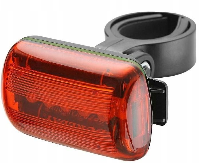 LAMPA ROWEROWA TYLNA NA SZTYCĘ 5 DIOD LED 68421 REAR BICYCLE LAMP WITH SEATPOST 5 LEDs