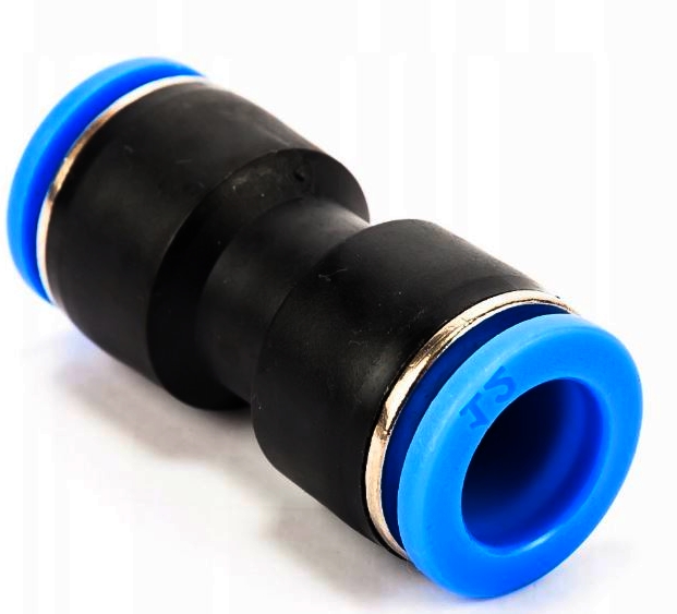 SZYBKOZŁĄCZE PNEUMATYCZNE DO ŁĄCZENIA TEKALANU PROSTE FI4 Pneumatic Quick Connector For Connecting Tekalan FI4