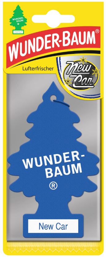logo ZAPACH SAMOCHODOWY WUNDERBAUM CHOINKA NOWY SAMOCHÓD