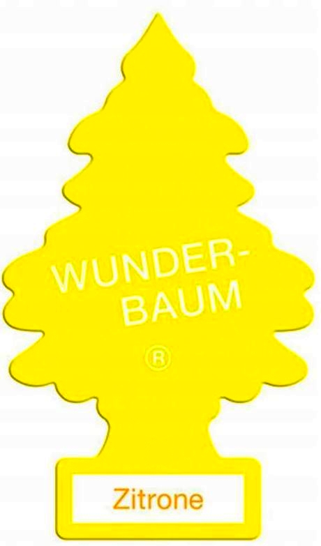 ZAPACH SAMOCHODOWY WUNDERBAUM CHOINKA ŻÓŁTA CYTRYNA CAR FRAGRANCE WUNDERBAUM CHRISTMAS TREE YELLOW LEMON