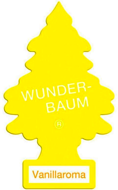 ZAPACH SAMOCHODOWY WUNDERBAUM CHOINKA ŻÓŁTA WANILIA CAR FRAGRANCE WUNDERBAUM CHRISTMAS TREE YELLOW VANILA