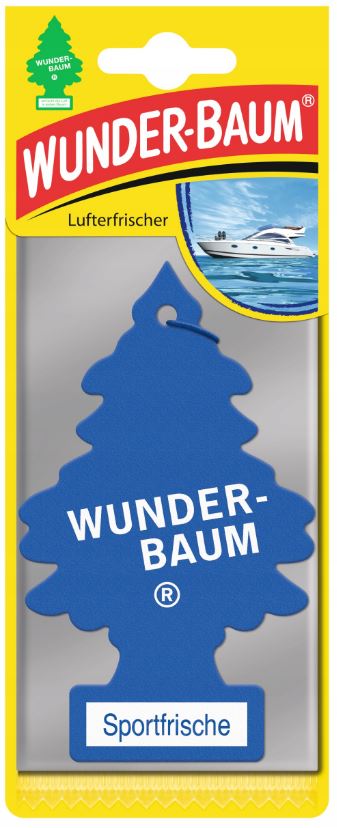 logo ZAPACH SAMOCHODOWY WUNDERBAUM CHOINKA SPORT