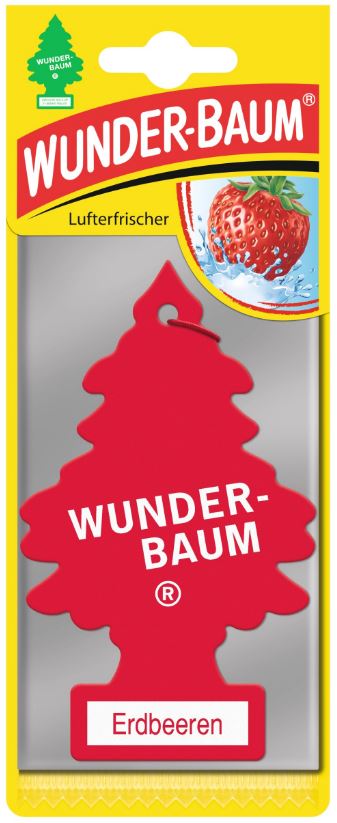 logo ZAPACH SAMOCHODOWY WUNDERBAUM CHOINKA TRUSKAWKA