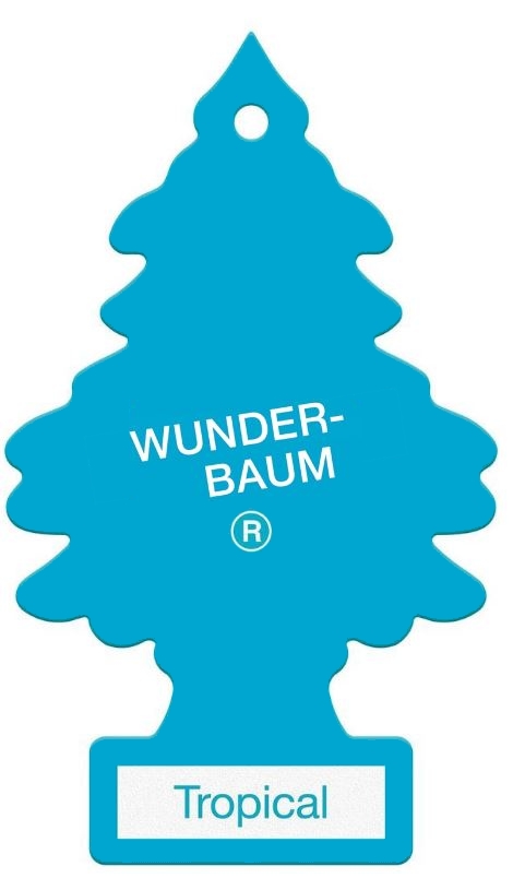 ZAPACH SAMOCHODOWY WUNDERBAUM CHOINKA TROPICAL WUNDERBAUM CAR AIR FRESHENER TREE TROPICAL SCENT