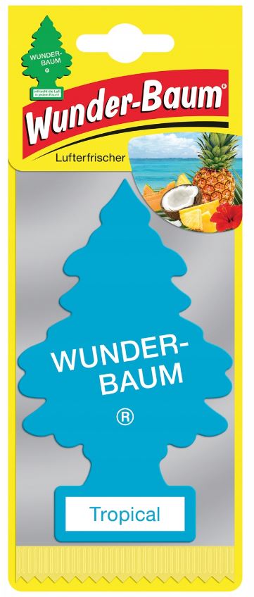logo ZAPACH SAMOCHODOWY WUNDERBAUM CHOINKA TROPICAL