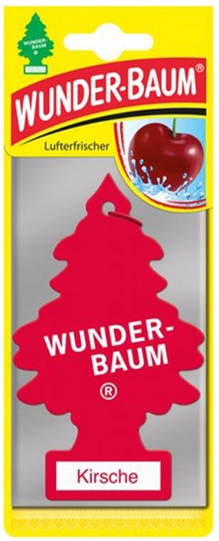 logo ZAPACH SAMOCHODOWY WUNDERBAUM CHOINKA WIŚNIA