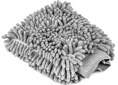 RĘKAWICA DO MYCIA SAMOCHCODU Z MIKROFIBRĄ AMIO-01750 CAR WASH GLOVE WITH MICROFIBER AMIO-01750