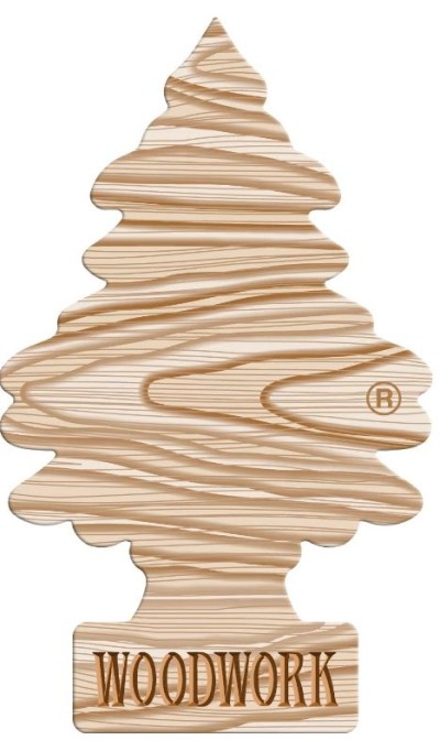 ZAPACH SAMOCHODOWY WUNDERBAUM CHOINKA WOODWORK WUNDERBAUM CAR AIR FRESHENER TREE WOODWORK SCENT