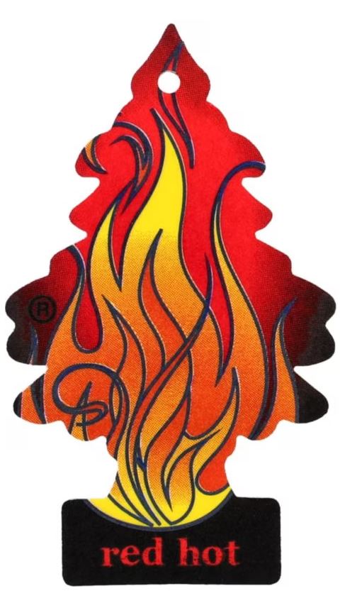 ZAPACH SAMOCHODOWY WUNDERBAUM CHOINKA RED HOT WUNDERBAUM CAR AIR FRESHENER TREE RED HOT SCENT
