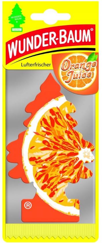 logo ZAPACH SAMOCHODOWY WUNDERBAUM CHOINKA POMARAŃCZA