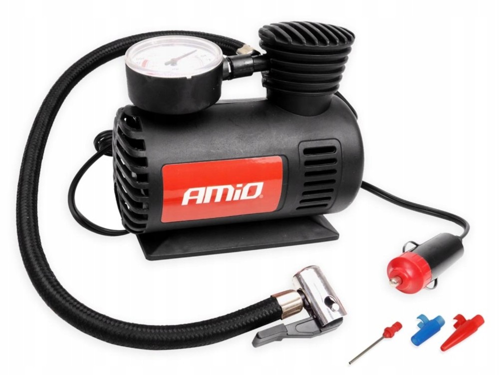 KOMPRESOR SAMOCHODOWY MINI POMPKA 12V ACOMP-14 AMIO-02189 MINI CAR COMPRESSOR PUMP 12V ACOMP-14 AMIO-02189