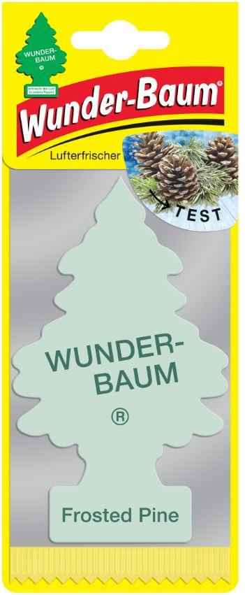 logo ZAPACH SAMOCHODOWY WUNDERBAUM CHOINKA FROSTED PINE