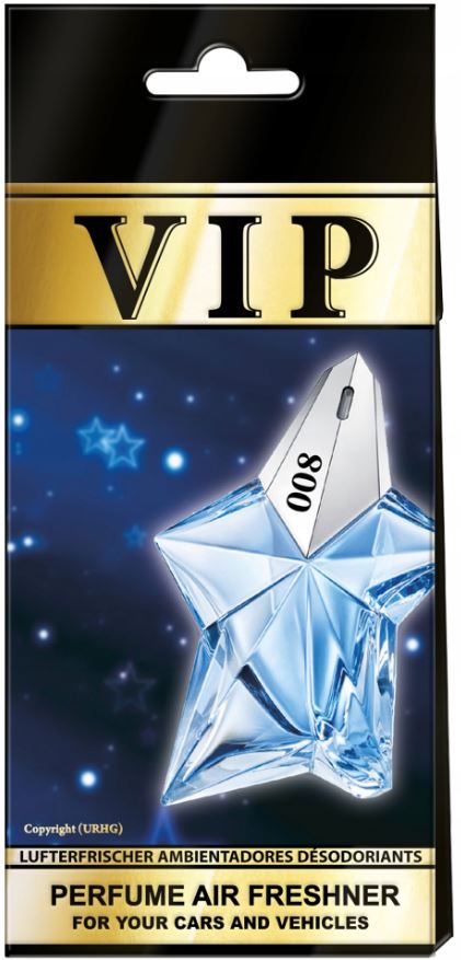 ZAPACH DO SAMOCHODU PREMIUM, ODŚWIEŻACZ DO AUTA CARIBI VIP008 Luxury premium car fragrance