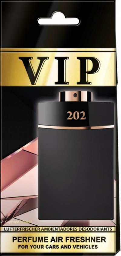 ZAPACH DO SAMOCHODU PREMIUM, ODŚWIEŻACZ DO AUTA CARIBI VIP202 Luxury premium car fragrance