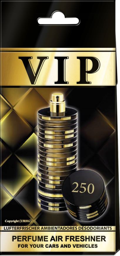 ZAPACH DO SAMOCHODU PREMIUM, ODŚWIEŻACZ DO AUTA CARIBI VIP250 Luxury premium car fragrance