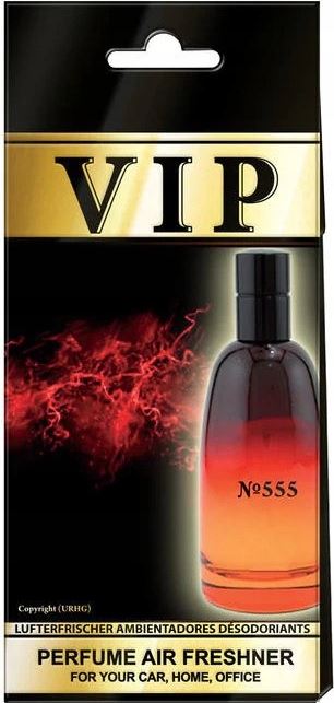 ZAPACH DO SAMOCHODU PREMIUM, ODŚWIEŻACZ DO AUTA CARIBI VIP555 Luxury premium car fragrance